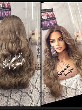 Human Hair Blended Lace Front Wig